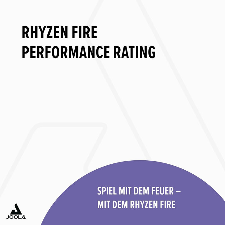 JOOLA Belag Rhyzen Fire Rot (Rot) Einheitsgrösse, Rot (Rot) Einheitsgrösse
