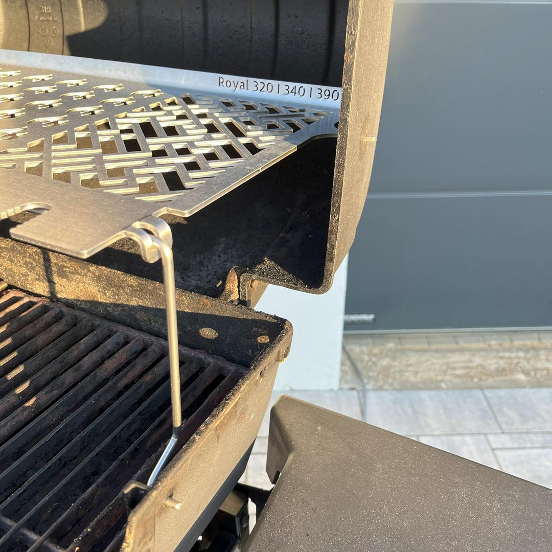 Grillrost.com Das Original Edelstahl Multistation Broil King - Royal 320/340/390 - Warmhalterost War