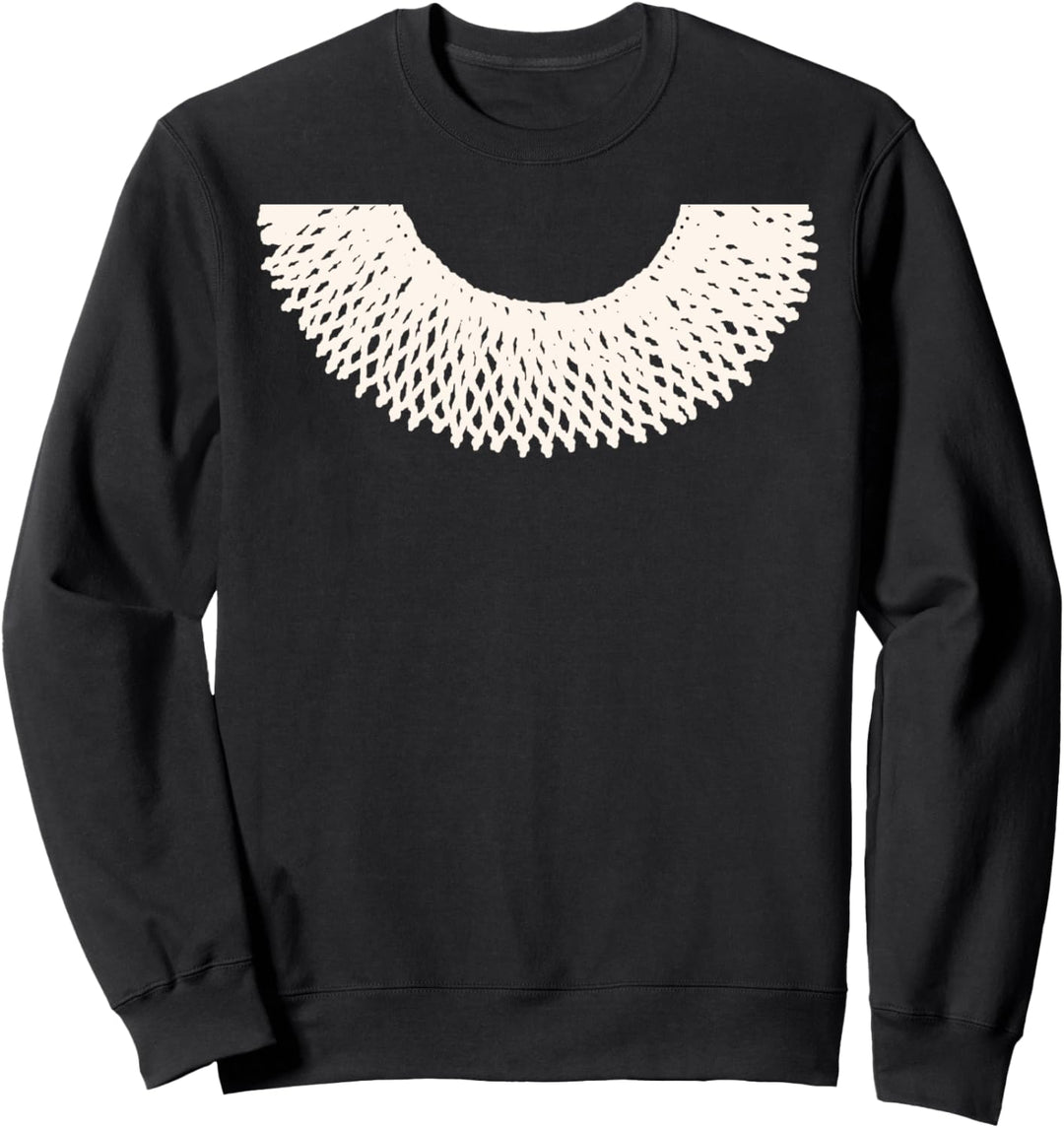 Ruth Bader Ginsburg Dissent Collar Easy RBG Kostüm Sweatshirt