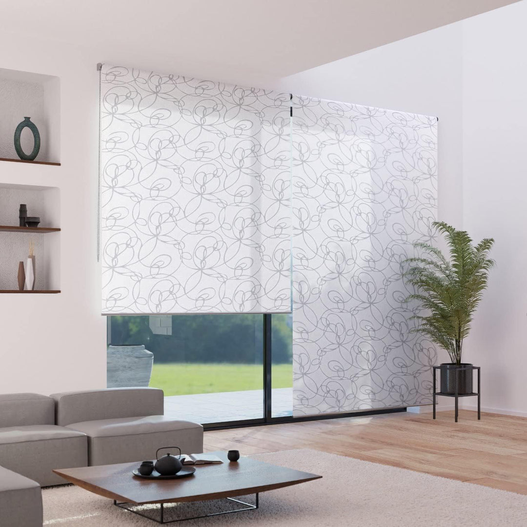 MADECOSTORE Verdunkelungsrollo mit Zickzack-Muster, Motiv Must – Grafik 1316060190 L 64 x H 190 cm (