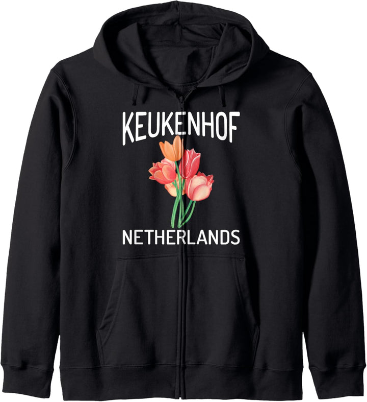Keukenhof Niederlande Tulip Festival Kapuzenjacke