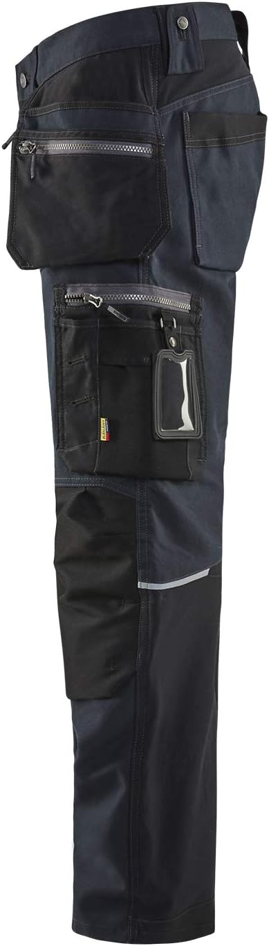Blaklader Handwerker Arbeitshose mit Stretch Dunkelgrau/Schwarz Grösse D104 Dunkel Marineblau, Schw