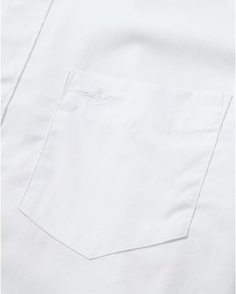 Dockers Herren Signature Stain Def Slim Shirt (1er Pack) L Lucent White, L Lucent White