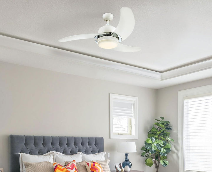 73040 Simone, moderner 122 cm LED-Deckenventilator mit Beleuchtung von Westinghouse Lighting, Ausfüh