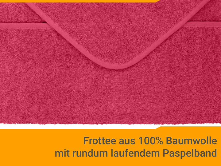 npluseins 2er Pack Auflagen für Sonnenliege und Gartenliege 1594.2319, Liege 70 x 200 cm, Bordeaux L