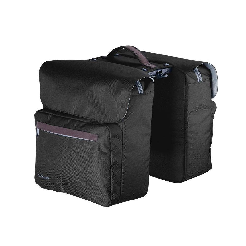 Racktime 872155 Unisex – Erwachsene Ture Fahrradlenkertasche, schwarz, 1size