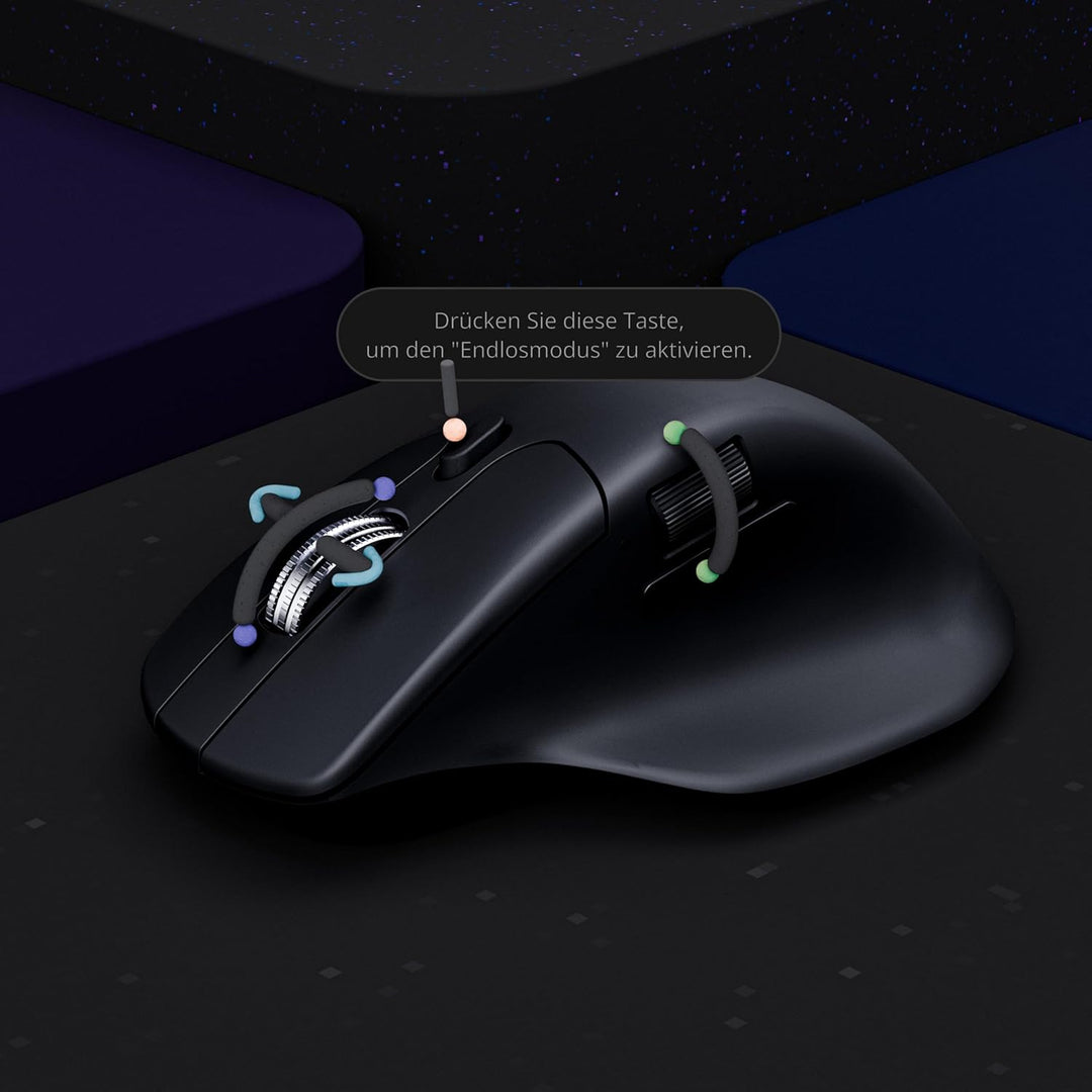 Keychron M6 8K Kabellose Gaming-Maus, 8000 Hz Abtastrate, 2,4 GHz & Bluetooth 5.3, PixArt 3950 Senso