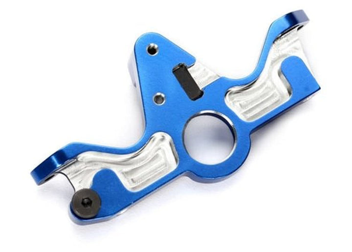Traxxas 6860R Motorhalterung, 6061-T6 Aluminium (blau-eloxiert).
