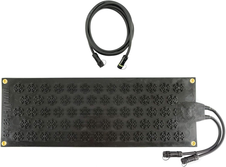 60x90cm Electric Rubber Heating Mat for Outdoor Entrance + cable Extender 3m 60x90cm Verlängerungska