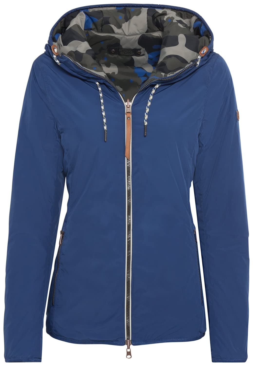 camel active Damen Jacke 38 Cobalt, 38 Cobalt