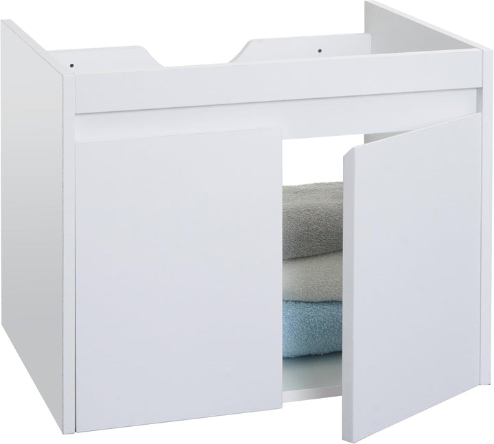 Mendler Waschbeckenunterschrank HWC-L86, Waschtischunterschrank Badezimmer Unterschrank, MVG 2 Türen