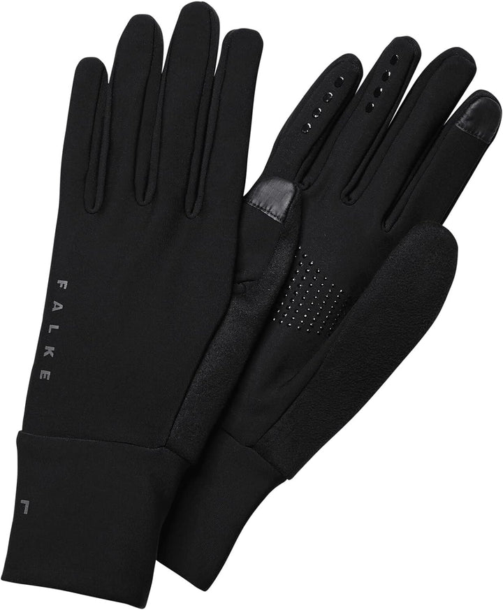 FALKE Unisex Brushed Handschuhe warm Touchscreen-kompatibler Daumen und Zeigefinger mit Reflektoren