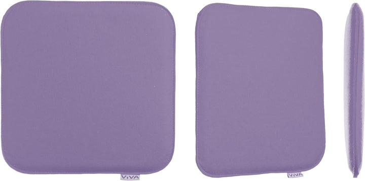 Brandsseller 6er Set Sitzkissen aus Filz 35x35x2 cm – Robuste Stuhlauflagen für innen und aussen, ec
