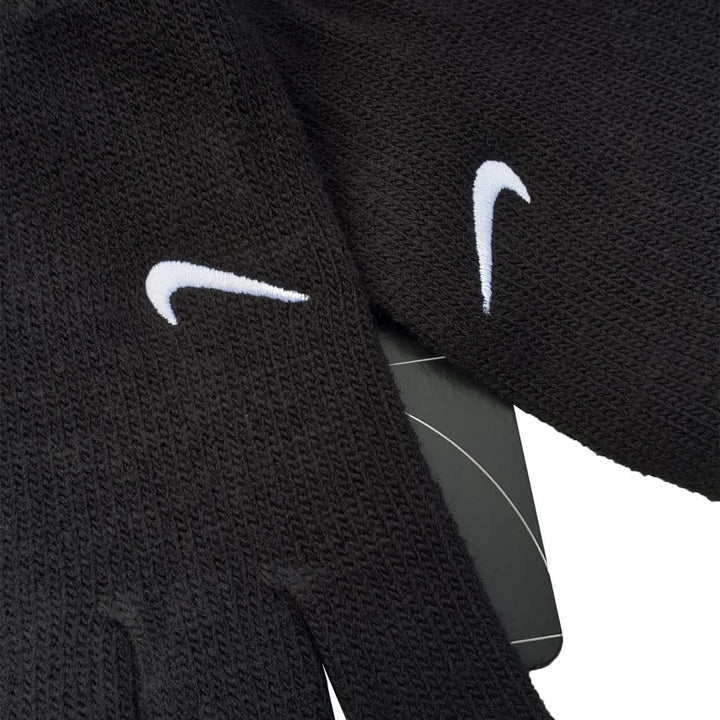 Nike Unisex – Erwachsene YA Swoosh Knit 2.0 Handschuhe L-XL Schwarz, L-XL Schwarz