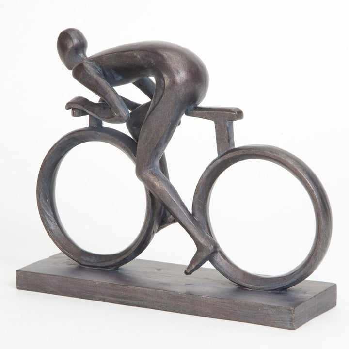 Bits and Pieces - Elegante 16,5 cm Fahrradstatue – aussergewöhnlich geformt aus robustem Polyresin –