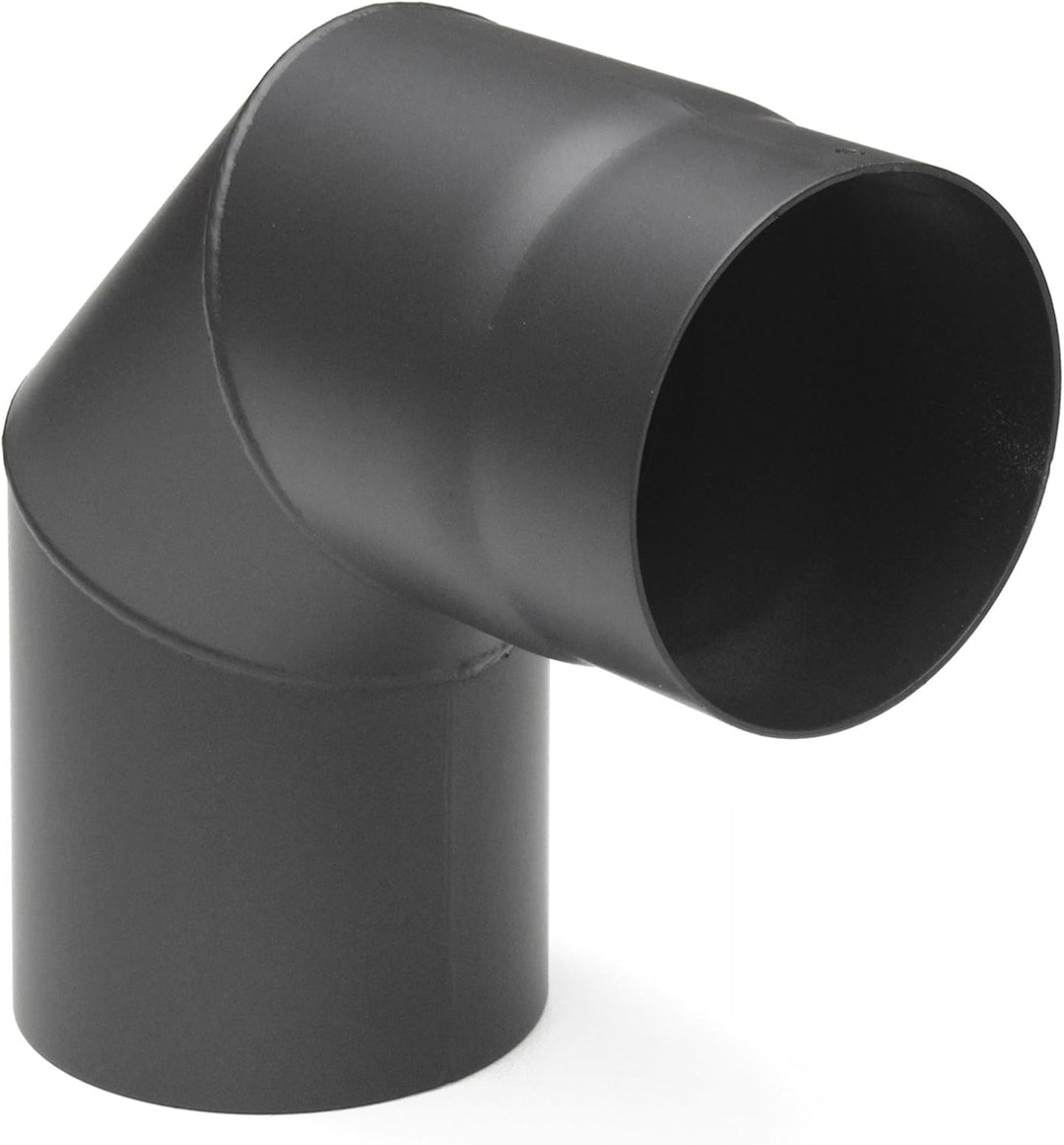 raik Rauchrohrbogen/Ofenrohrbogen 90° 3-teilig 120 mm Durchmesser Stahlblech 2 mm Gussgrau SH019-120