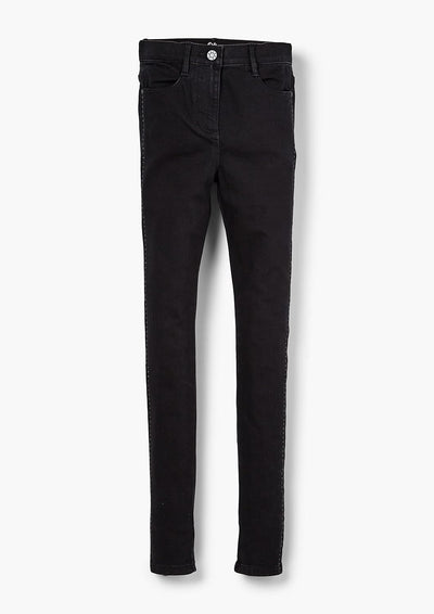 s.Oliver Mädchen Jeans 146 Grosse Grössen Schwarz, 146 Grosse Grössen Schwarz