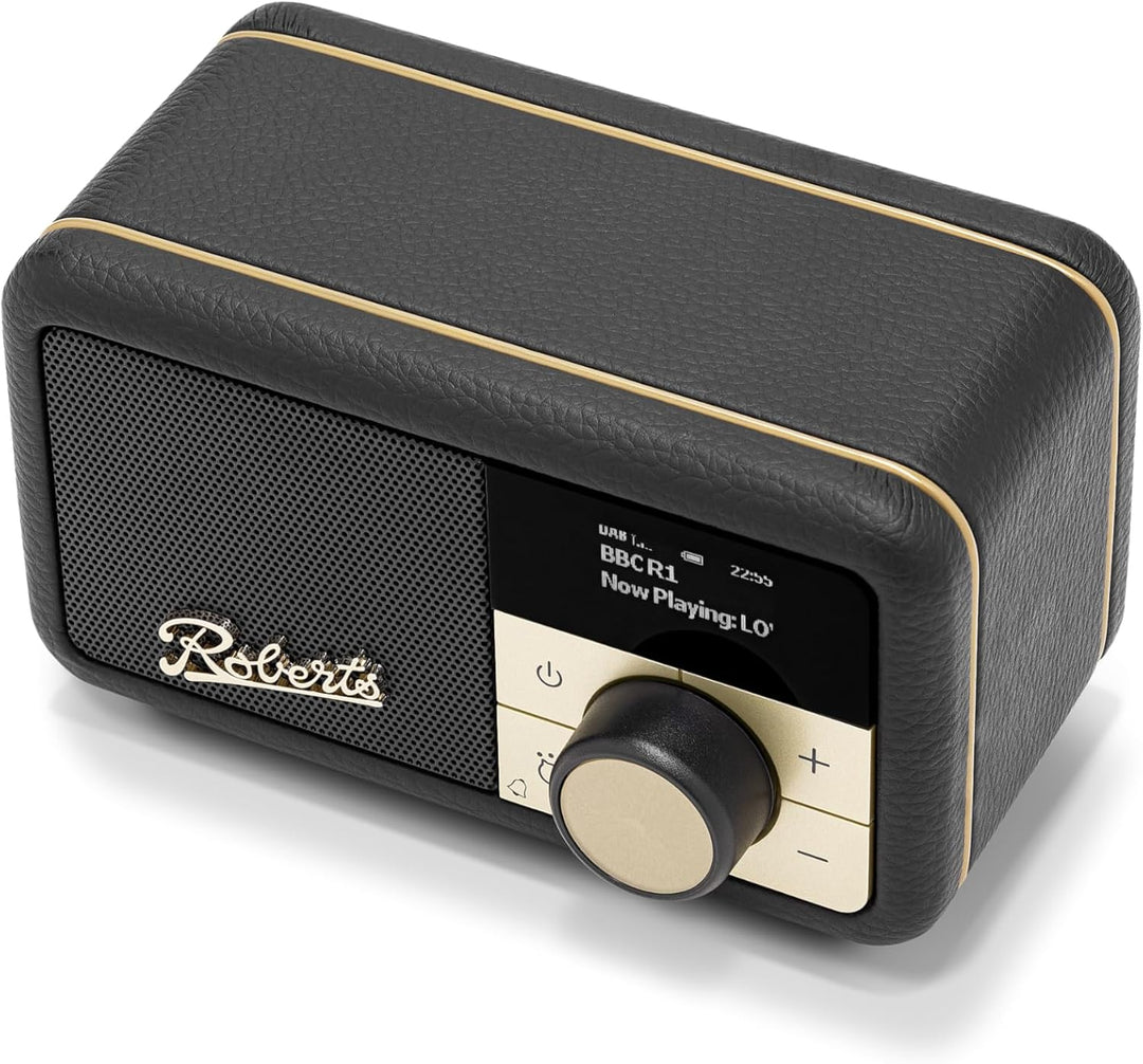Roberts Revival Petite 2 DAB+/FM/Bluetooth Radio Black, Black