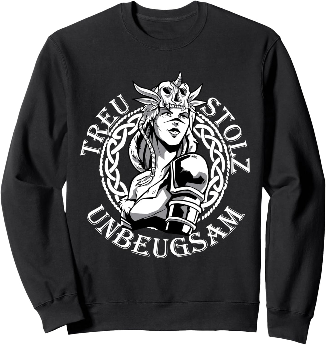 Schildmaid Wikinger Kriegerin Schildmaiden Sweatshirt