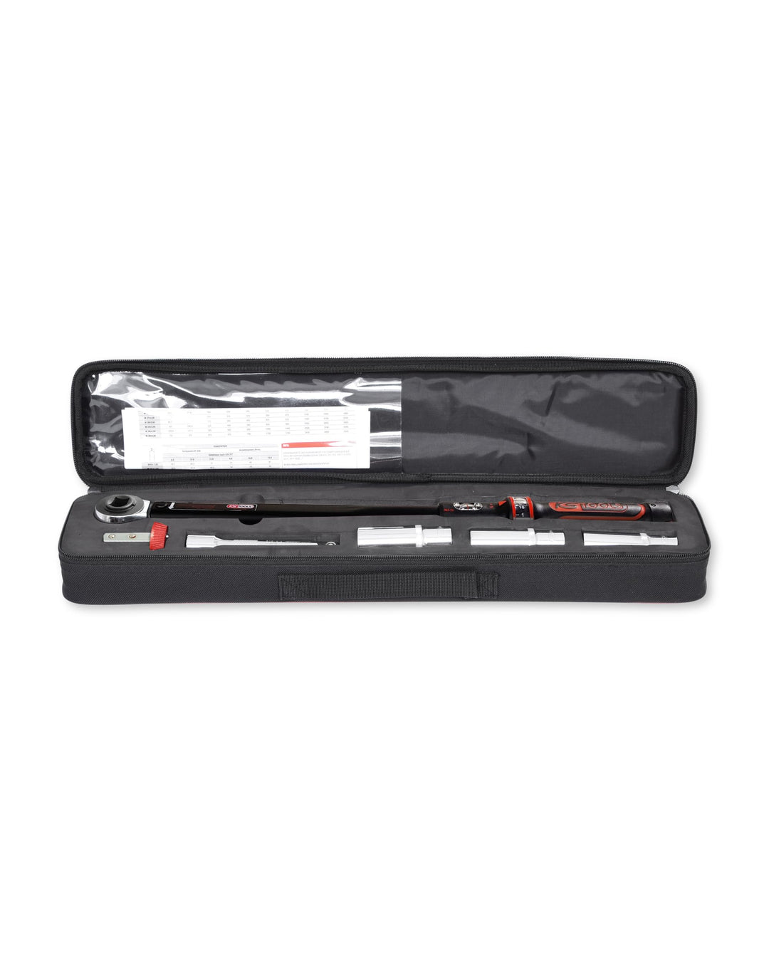 KS Tools 516.1905 1/2"ERGOTORQUEprecision Drehmomentschlüssel-Satz, 40-200Nm, 5-tlg Single, Single