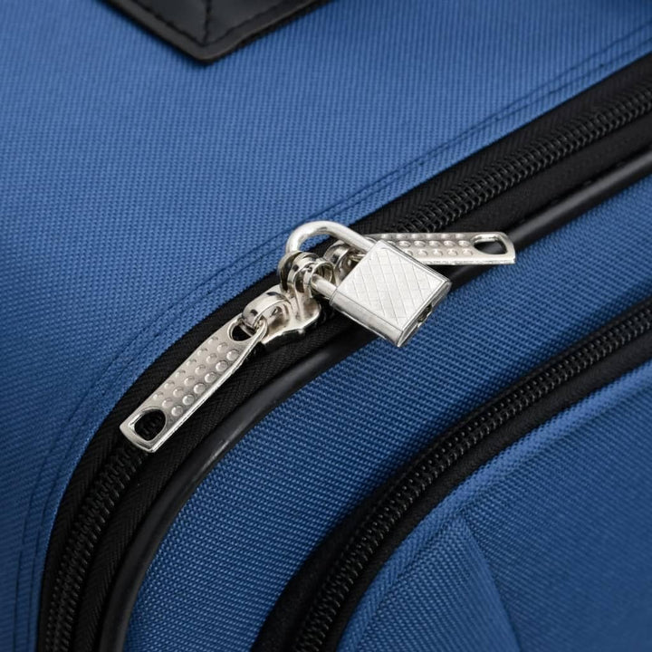 vidaXL Reisekoffer Set 5-TLG., Kofferset mit 3 Rollkoffern Reisetasche Kulturtasche, Hartschalenkoff