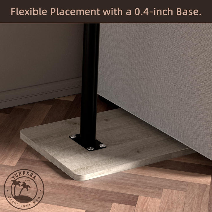 Couch Beistelltisch - 360° schwenkbarer höhenverstellbar Couchtisch/Holz Sofatisch,Sofa Armlehne Tab