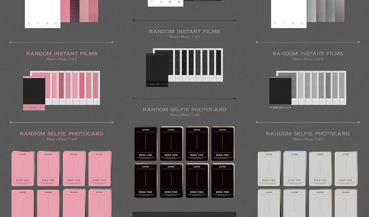DREAMUS Blackpink Born Pink 2nd Album Box Set Version CD + Poster + Fotobuch + Akkordeon-Liedtext Pa