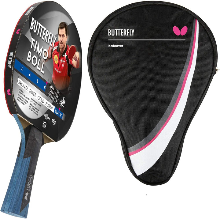 Butterfly® Timo Boll Black Tischtennisschläger | Tischtennis Racket Bat TT Profi Wettkampfschläger f