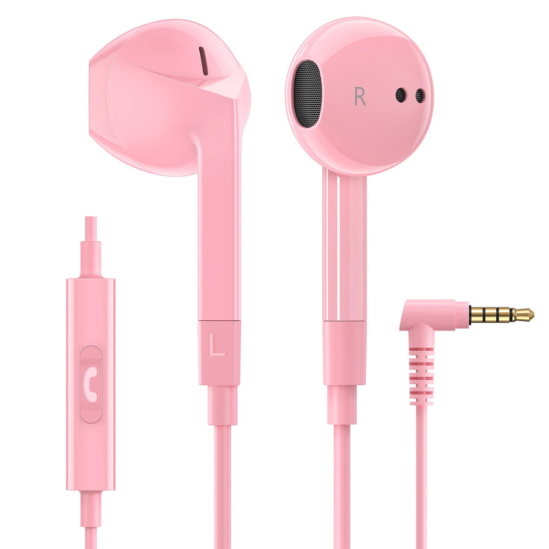 LUDOS FEROX Kopfhörer In Ear Kopfhörer mit Kabel und Mikrofon, 5 Jahre Garantie, In Ear Ohrhörer, 3,