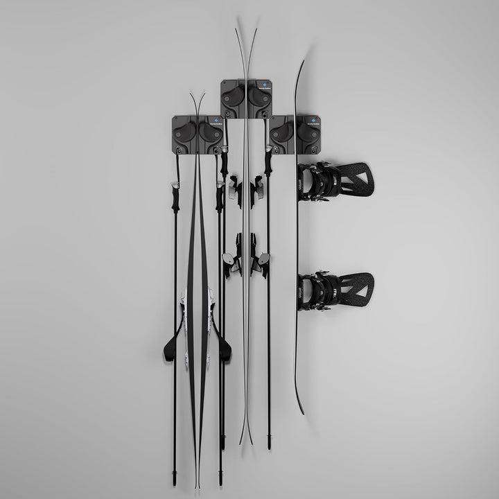 Gravity Grabber Ultimate Ski & Snowboard Wandhalterung - Passt zu jedem Ski/Snowboard - für Schadens