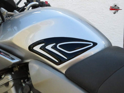 BIKE-label Seitentank Tankpad Motorrad Aufkleber Schwarz kompatibel für Honda 800301