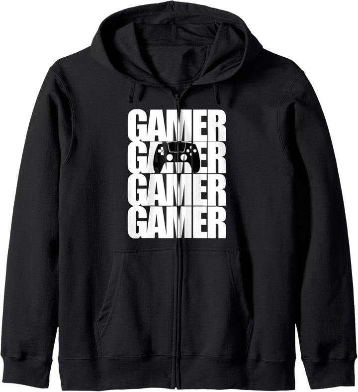 Gamer Gamerin Zocken Konsole Video Game Spieler Zockerin Kapuzenjacke