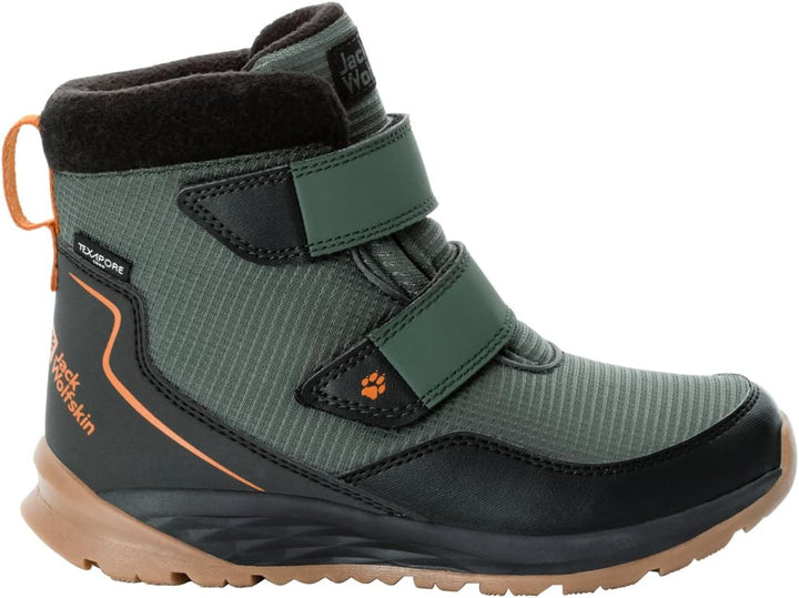 Jack Wolfskin Unisex Polar Bear Texapore Mid Vc K Winterstiefel 33 EU Slate Green, 33 EU Slate Green