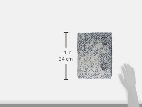 Albani Schal mit 8 Ösen/Ron/ 245x135 cm, Grau