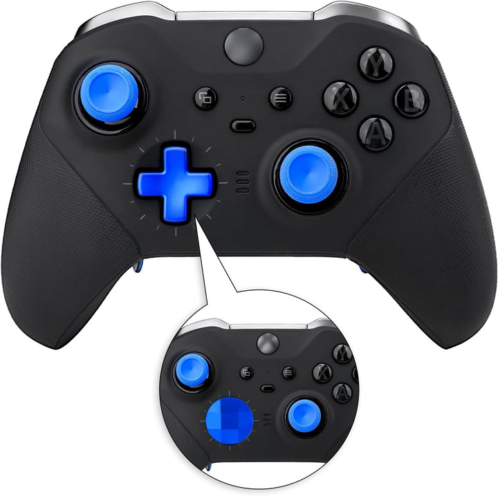 inRobert Replacement Thumbsticks for Xbox One Elite Series 2 Controller, Metal Magnetic joysticks Ac