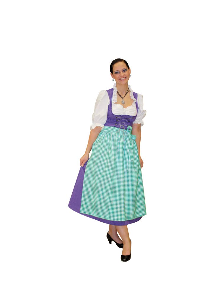 Rubie's Dirndl lila Gr. 36, 38, 40, 42, Grösse:42 42 Purple, 42 Purple