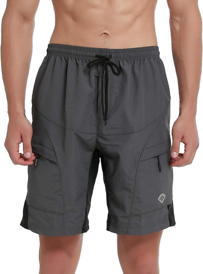 Santic Radlerhose für Herren, Radlerhose, MTB, Rennrad, mit gepolstertem Höschen, für Herren – Boden