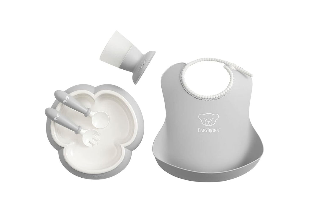 BabyBjörn Küchenset für Kinder, 5 Teile, Grau, Grau