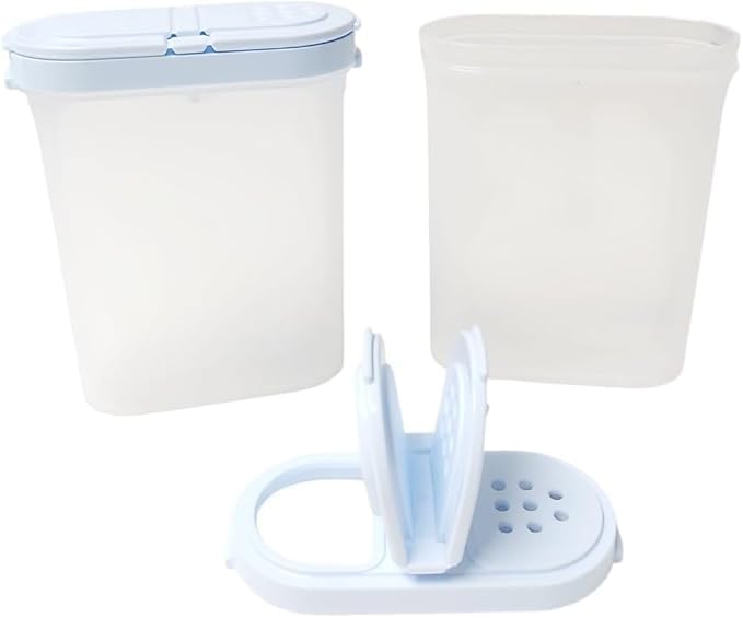 Tupperware Würzling Gewürz Riese 2er Set Salz- und Pfefferstreuer ideal für Auto, Büro, Camping & Un