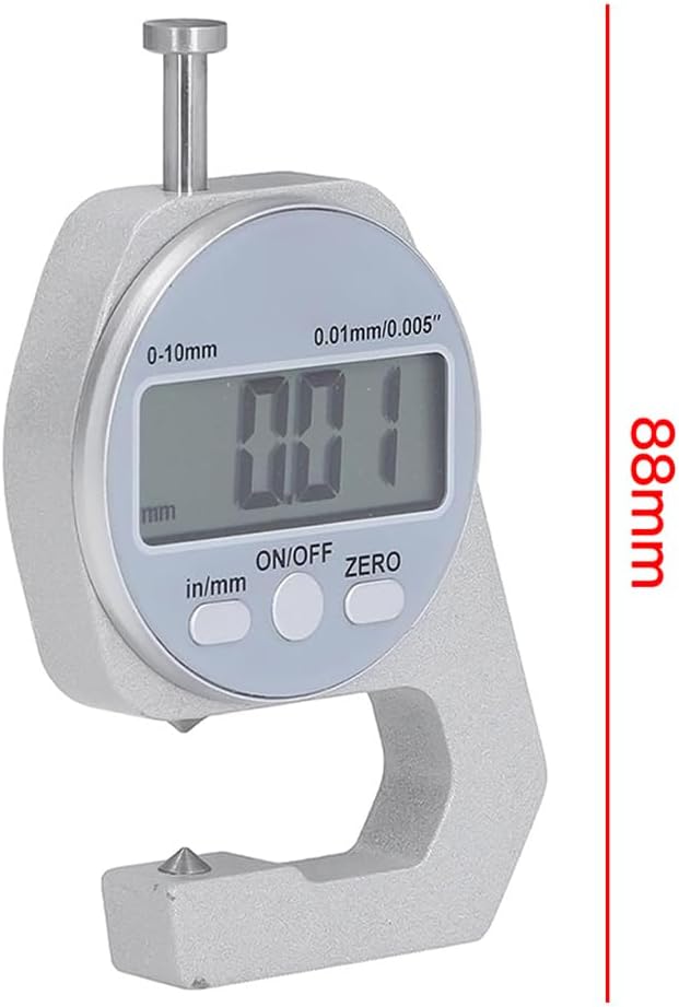 Digitaler Dickenmesser, 0-10 Mm Messbereich, Elektronischer Mini-Messschieber Mit LCD-Digitalanzeige