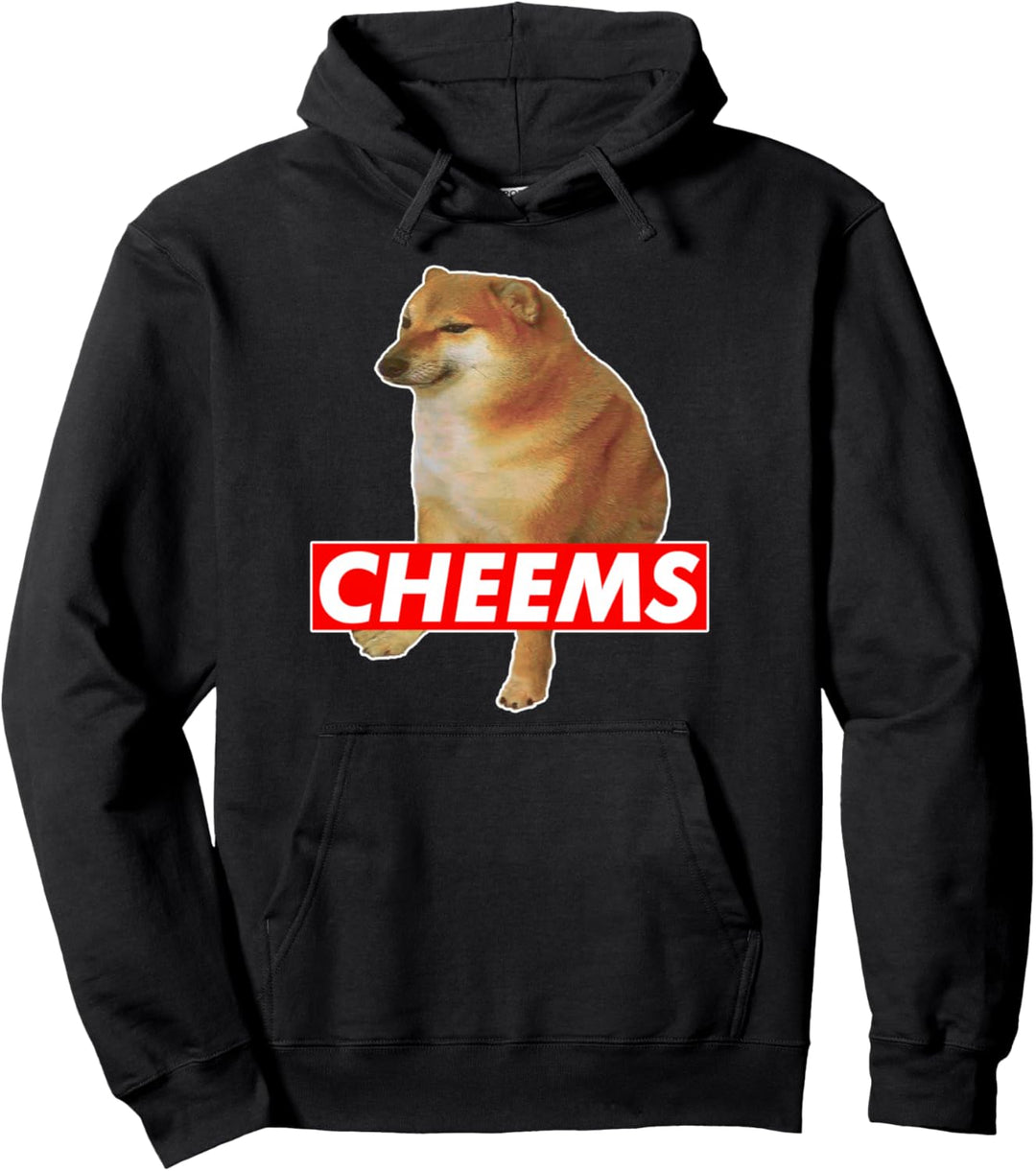 Cheems Ironic Doge Meme Pullover Hoodie
