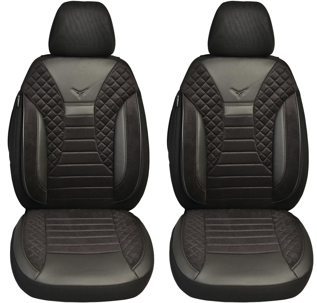 BREMER SITZBEZÜGE Mass Auto Schonbezüge kompatibel mit BMW X5 F15 Fahrer &amp; Beifahrer Set ab 2013-201