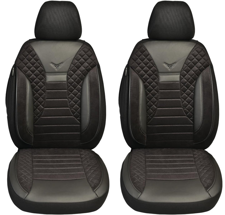 BREMER SITZBEZÜGE Mass Auto Schonbezüge kompatibel mit BMW X5 F15 Fahrer &amp; Beifahrer Set ab 2013-201