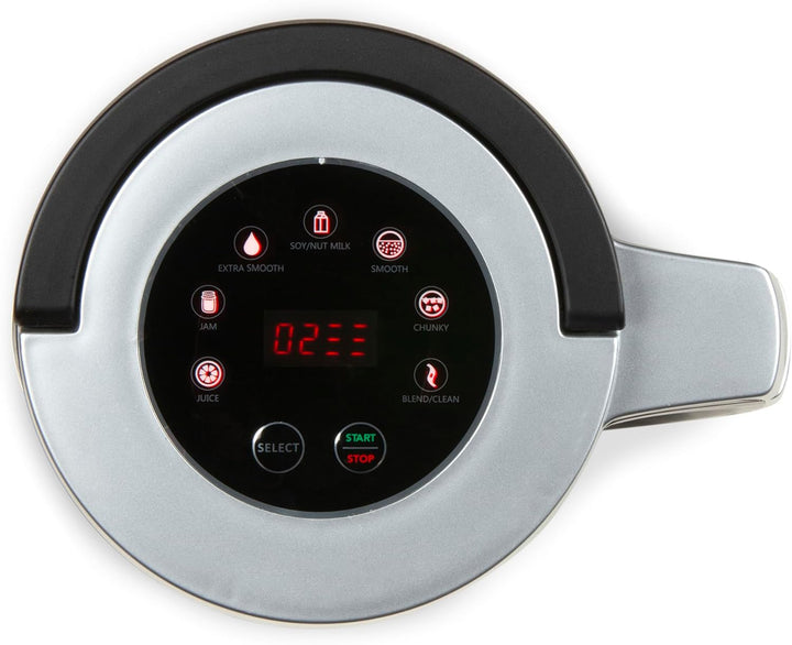 DOMO DO716BL Suppenkocher Edelstahl - 2,2 L - 7 Programme LED - mit Memoryfunktion