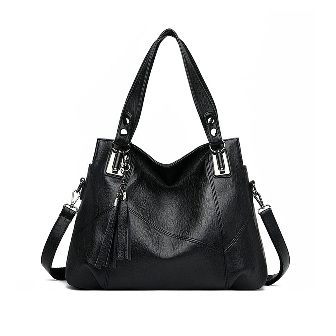 PORRASSO Damen Handtasche Mode Hobo Schultertasche Frauen Umhängetasche Grosse PU Leder Henkeltasche