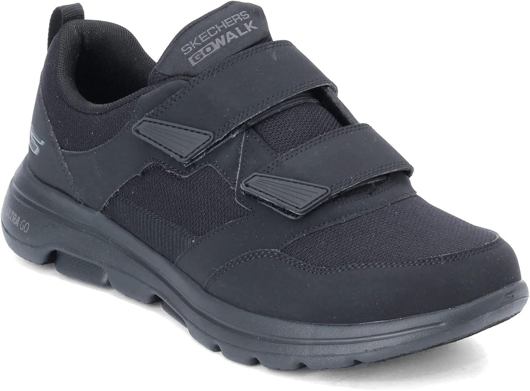 Skechers Herren Gowalk Sportliche Wanderschuhe mit Klettverschluss, Zwei Riemen, Luftgekühlter Schau
