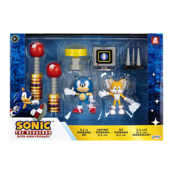 Sonic The Hedgehog 2.5 Inch Figuren, Mehrfarbig, 10 x 2.75 x 7 inches