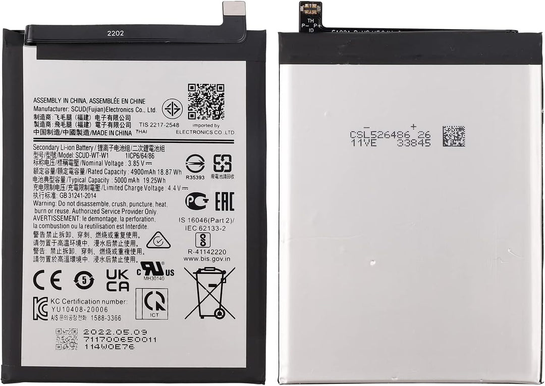 ［Neu］SwarKing Ersatz Akku Kompatibel mit Samsung Galaxy A22 5G / A22s 5G SM-A226 Scud-WT-W1 with Too
