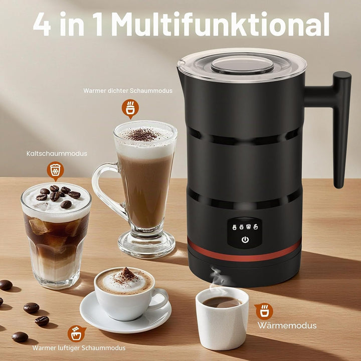Milchaufschäumer, Milchaufschäumer Elektrisch, Kaffee-Aufschäumer, Milch-Dampfgarer, Heisse Schokola