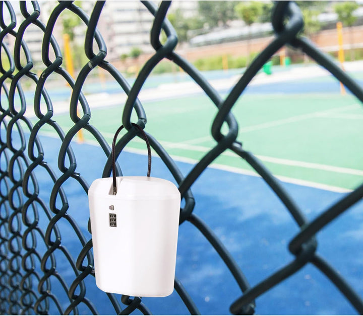 Strandtresor zum Anketten,Portable Mini Cipher Box Indoor/Outdoor Lock Box - Sichern Sie Ihre Sachen